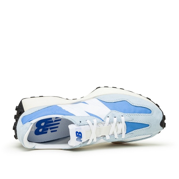 New Balance 327 Low Top Mens Lifestyle Shoes Light Blue White MS327LC1 NEW Sz 12 - Picture 4 of 8
